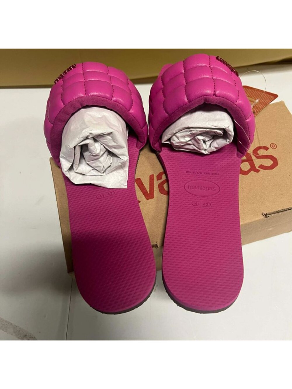 Havaianas You Firenze Sandals Women's Sandals Pink Rose Gum US 12 - Picture 3 of 7